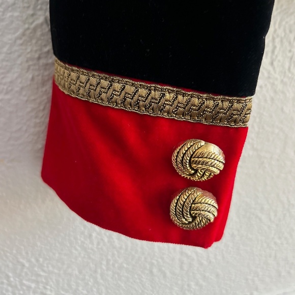 Jaeger Military Style Velvet Jacket - Picture 3 of 8